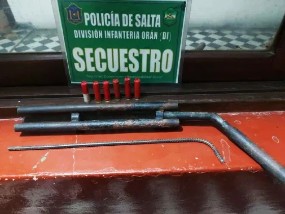 Tres salteños fueron detenidos por portar armas de fuego