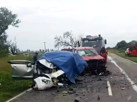 CHOQUE TRÁGICO: murieron dos mujeres y dos nenas en la ruta 13