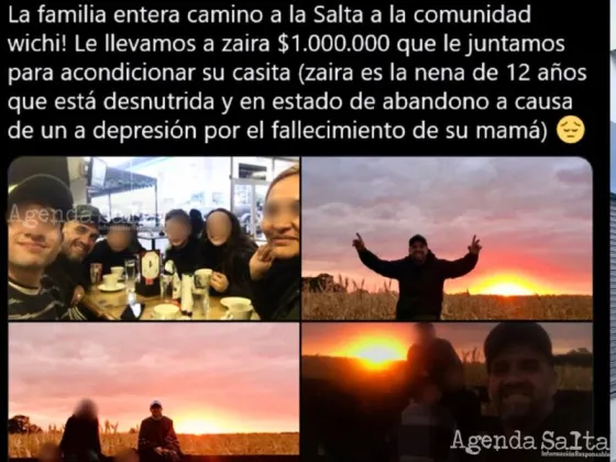 La publicación del tatuador influencer solidario deja en claro el fin con el que el dinero fue reunido, lejos estamos de eso. La niña no recibió ninguna mejora habitacional de ese dinero.