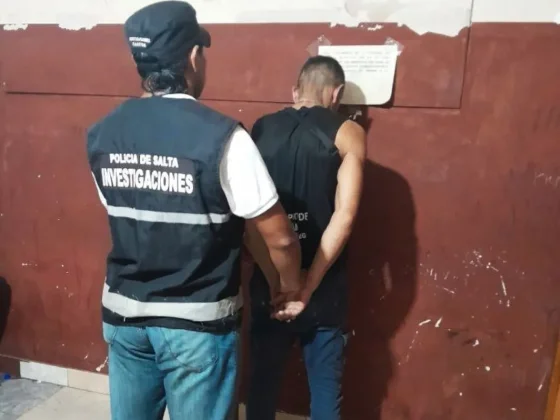 Chorro fue sorprendido infraganti en Ceferino