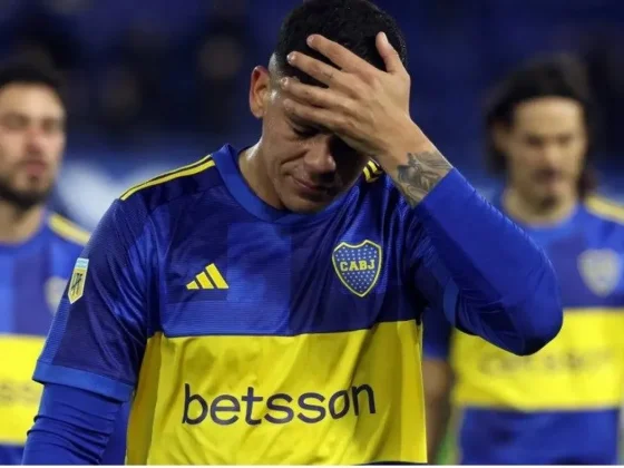 Se confirmó la lesión de Marcos Rojo en Boca