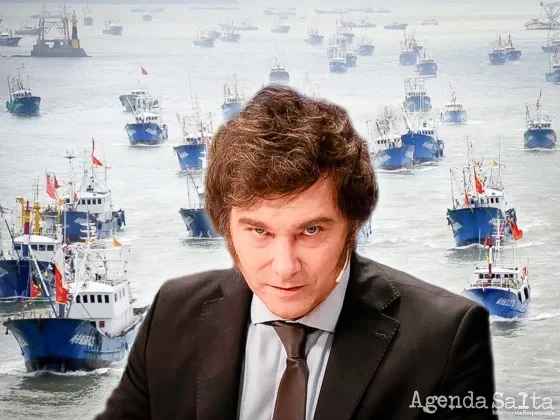 Milei lanzó un operativo contra los pesqueros chinos que depredan ilegalmente al Mar argentino