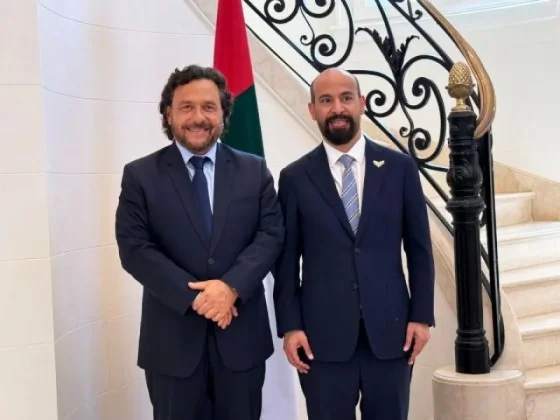 Inversiones: Sáenz se reunió con el embajador de Emiratos Árabes