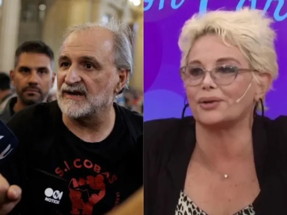 Un dirigente piquetero intentó seducir a Carmen Barbieri en vivo