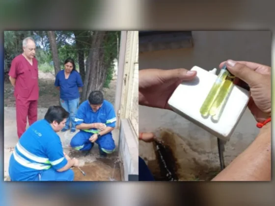 Evalúan la calidad sanitaria del agua de red en localidades donde hubo brotes de diarrea