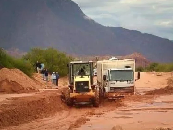 Cafayate: crecida de ríos y ruta 68 cortada