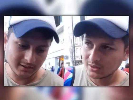 Conocido Tiktoker salteño anduvo paseando por la ciudad