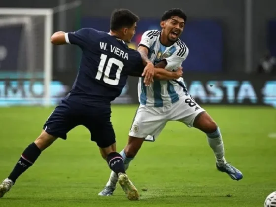 La Selección Argentina Sub 23 rescató un agónico empate ante Paraguay