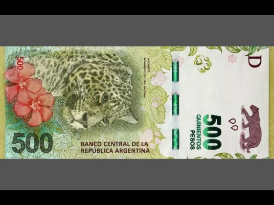 Pagan 15 millones de pesos al suertudo propietario de este billete de 500 pesos