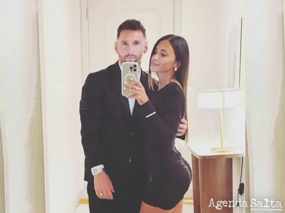 Antonela Roccuzzo y Lionel Messi compartieron una cena romántica