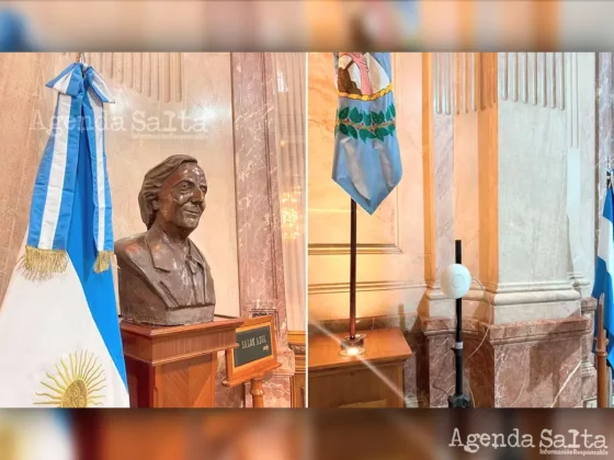 La foto que publicó en su cuenta de X sobre el busto de Néstor Kirchner que fue retirado del Congreso.
