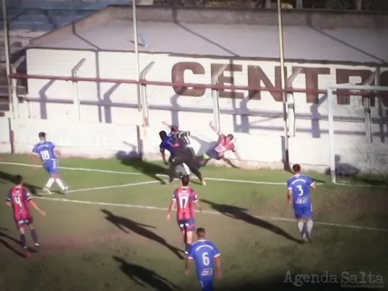 Jugador salteño terminó en el San Bernardo tras reventarse la cabeza contra el paredón de la cancha