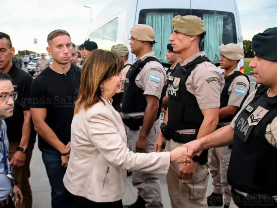 Patricia Bullrich junto a fuerzas federales realizaron un operativo de saturación