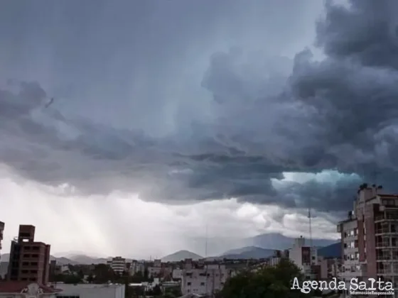 Alerta de tormentas eléctricas en Salta y zonas del interior