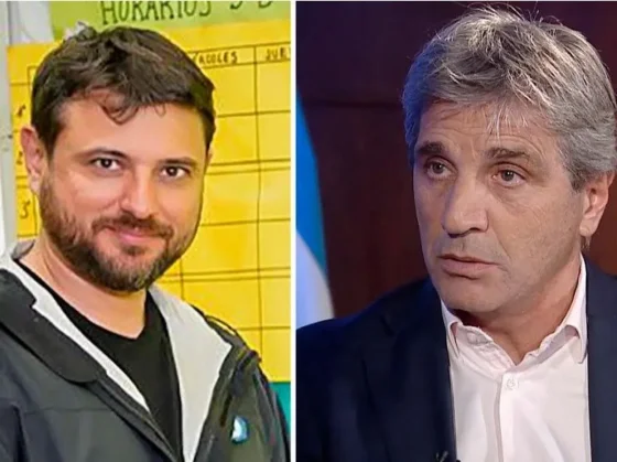 El picante cruce entre Juan Grabois y Luis Caputo en redes: Del “chichón del suelo” a “presidiario”