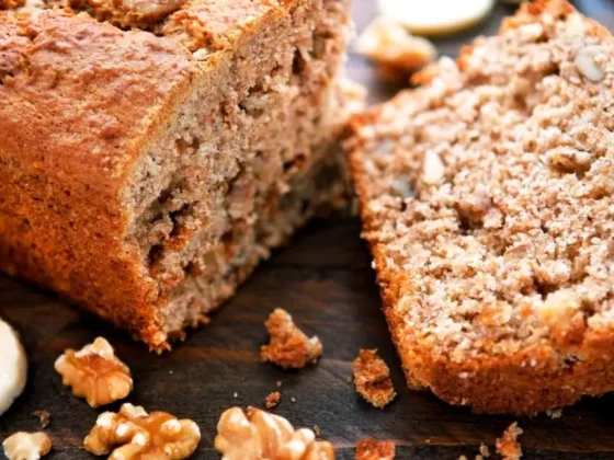 Budín de banana y avena, la receta riquísima y saludable