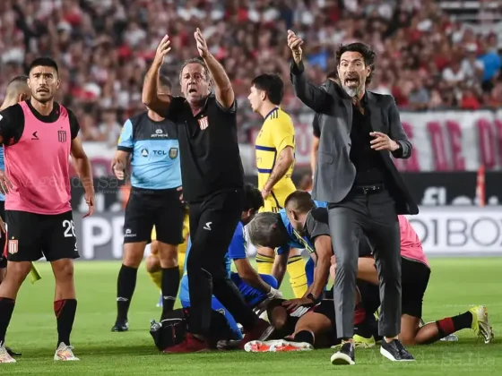 Un jugador de Estudiantes convulsionó y el partido ante Boca se suspendió