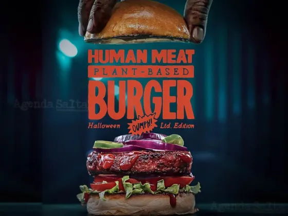 Premiaron una hamburguesa vegana con gusto a “carne humana”