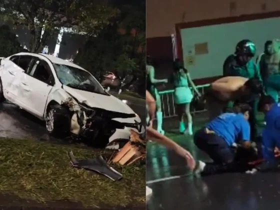 Los jóvenes protagonistas del accidente en la Av. Paraguay fueron imputados por "Homicidio culposo agravado"