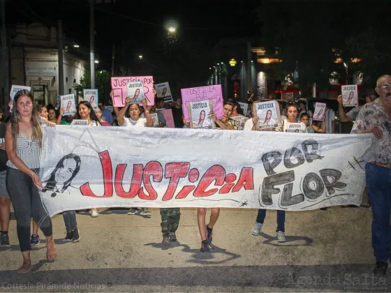 Rosario de la Frontera marchó pidiendo Justicia por Flor Acosta