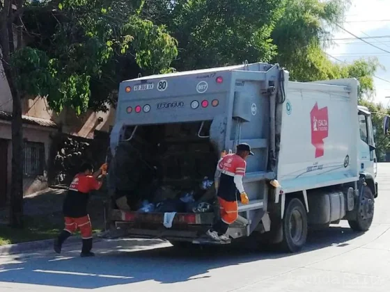 Servicio de recolección de residuos durante Semana Santa y el fin de semana largo