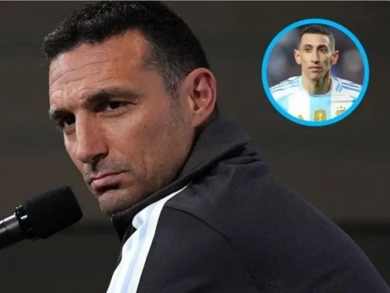 Lionel Scaloni contó cómo está Ángel Di María tras las amenazas