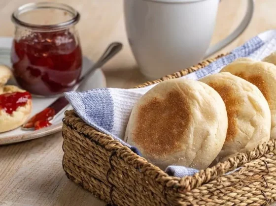 Receta de Pan sin horno English Muffins