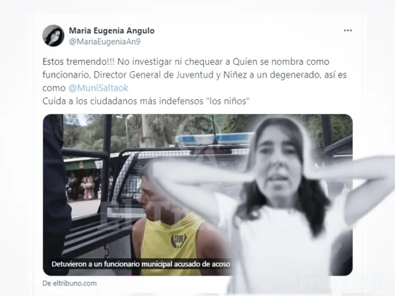 Salta: Ex funcionaria municipal la chocó en Twitter