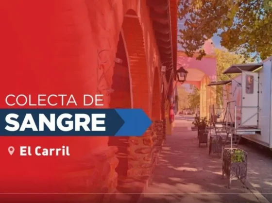 El jueves se colectará sangre de todo grupo y factor en El Carril