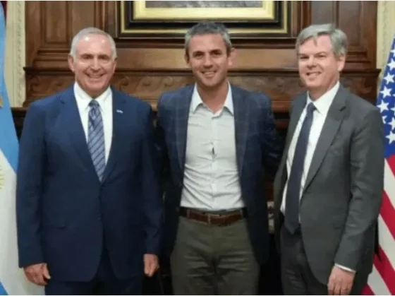 Un nuevo enviado de Joe Biden llegó al país y se reunió con Martín Menem