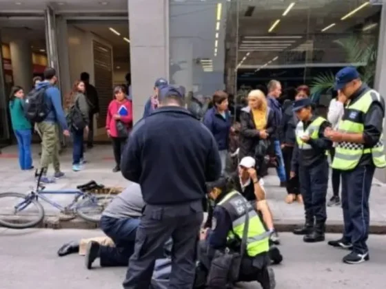 Abuelito salteño fue atropellado en pleno centro