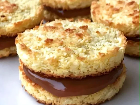 La mejor receta de alfajores de coco con dulce de leche caseros