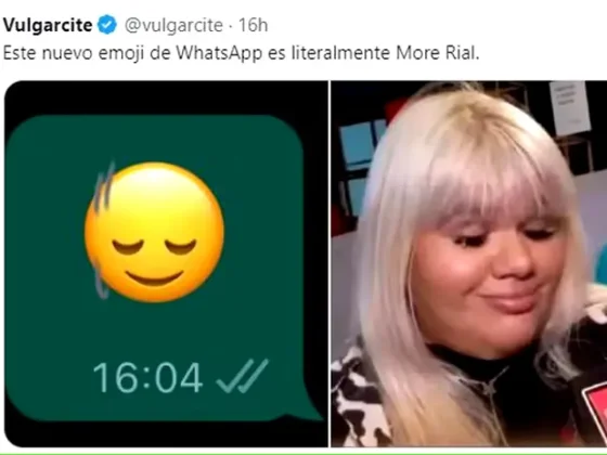Furor en WhatsApp por un nuevo emoji vinculado a Morena Rial y su meme más famoso