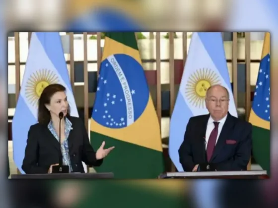 Diana Mondino viajó a Brasil para reactivar las relaciones bilaterales