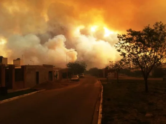 El viento zonda causó graves incendios en San Luis: la gente está muy preocupada