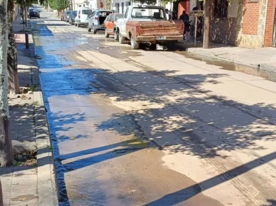 Colapsan las cloacas en San Martín al 2400