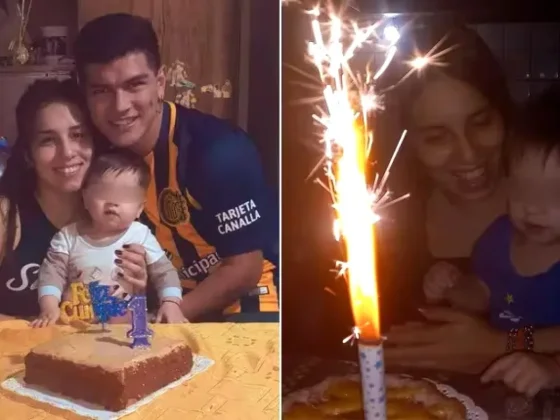 El hijo del playero asesinado en Rosario cumplió 2 años: el desgarrador posteo que hizo su mamá
