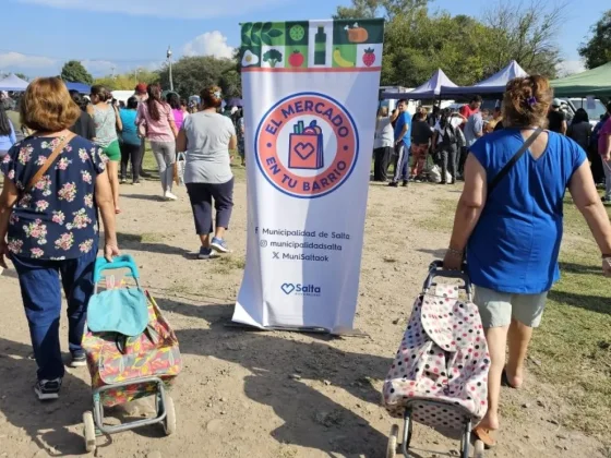 Con más de 15 mil personas, se desarrolló la 4º edición de “El mercado en tu barrio”