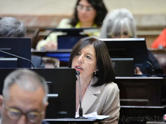 La senadora salteña que hace poco se triplicó el sueldo a mano alzada se mostró arrepentida en medio de la marcha universitaria