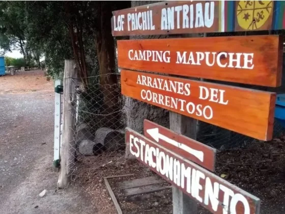 Mapuches se niegan a ser desalojados de un camping que ocupan desde 2011
