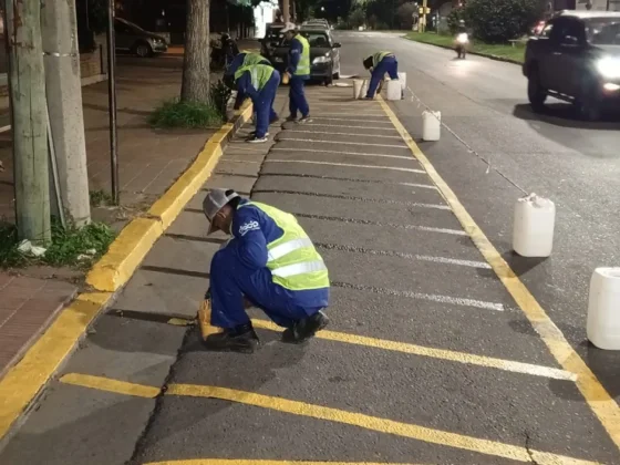 Continúan las tareas de señalización en las calles salteñas