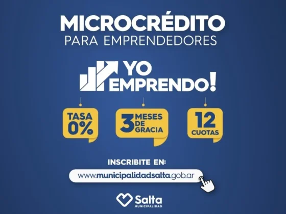 Se extendió el plazo de inscripción para acceder a los microcréditos “Yo emprendo”