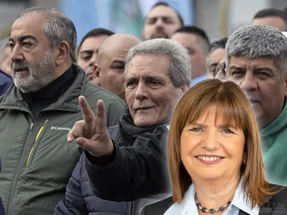 Bullrich cuestionó el paro general de la CGT y advirtió que aplicará el protocolo antipiquetes