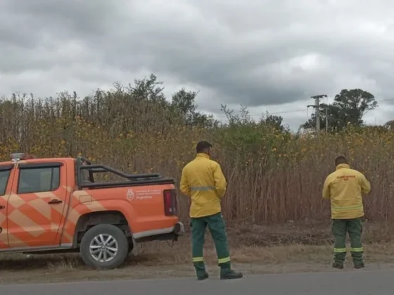Relevamiento de Defensa Civil en zonas consideradas de riesgo de incendios forestales