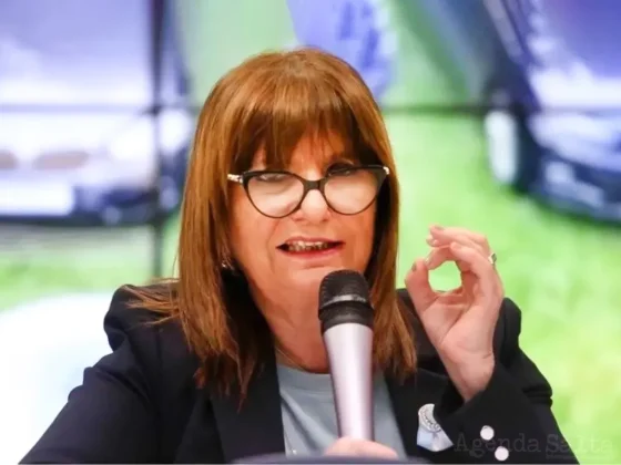 Patricia Bullrich: "Cuando hay decisión política, las cosas se pueden hacer"