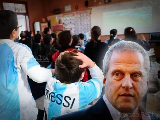Mundial: El ministro de Educación, Jaime Perzcyk dijo que partidos de Argentina se podrán ver en las escuelas