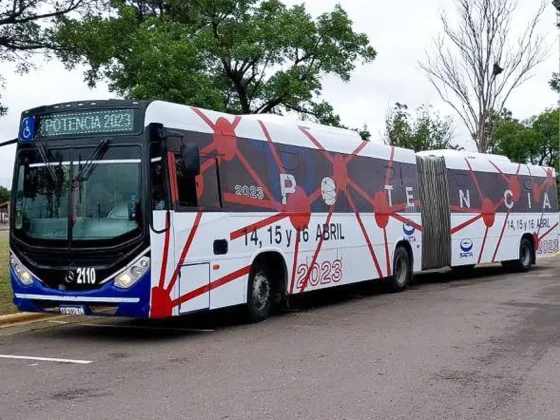 Conocé el recorrido del colectivo para ir a Potencia gratis hoy y mañana