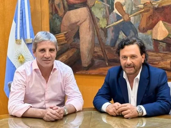 Sáenz se reunió con Francos y Caputo para reactivar obras para la provincia