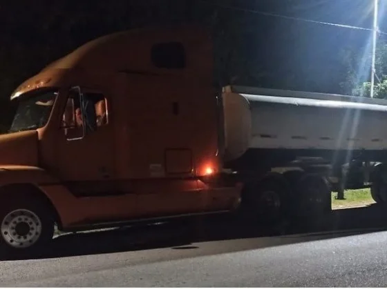 Camionero fue infraccionado por conducir en estado de ebriedad