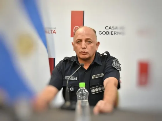Miguel Ceballos, jefe de la Policía de Salta renunció a su cargo